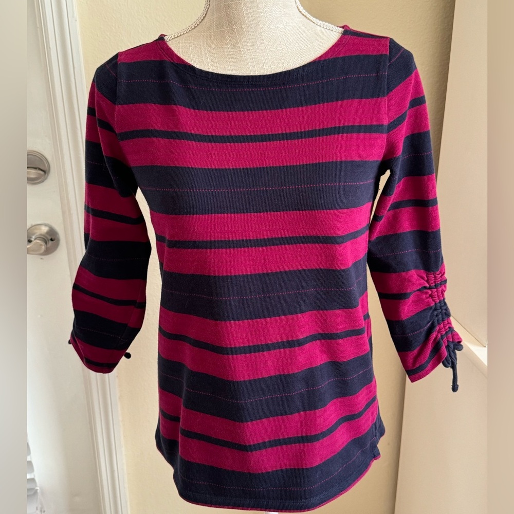 Talbots Striped Knit Top